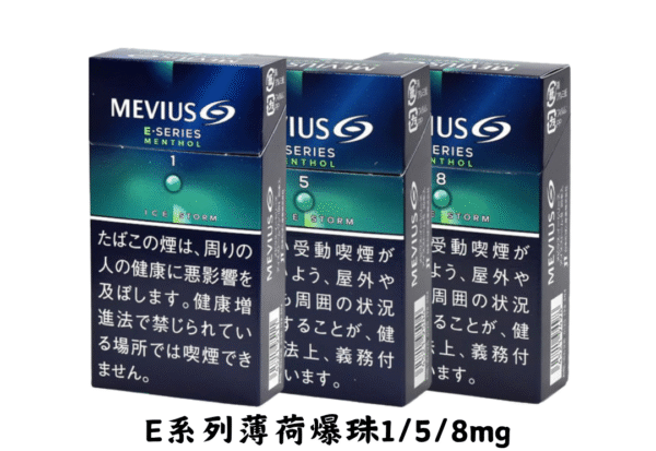 萬事發-E系列薄荷爆珠1/5/8mg
